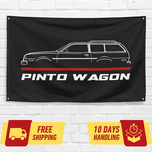 Pinto Wagon 1977 Car Lovers 3x5 ft Flag Garage Birthday Gift Banner