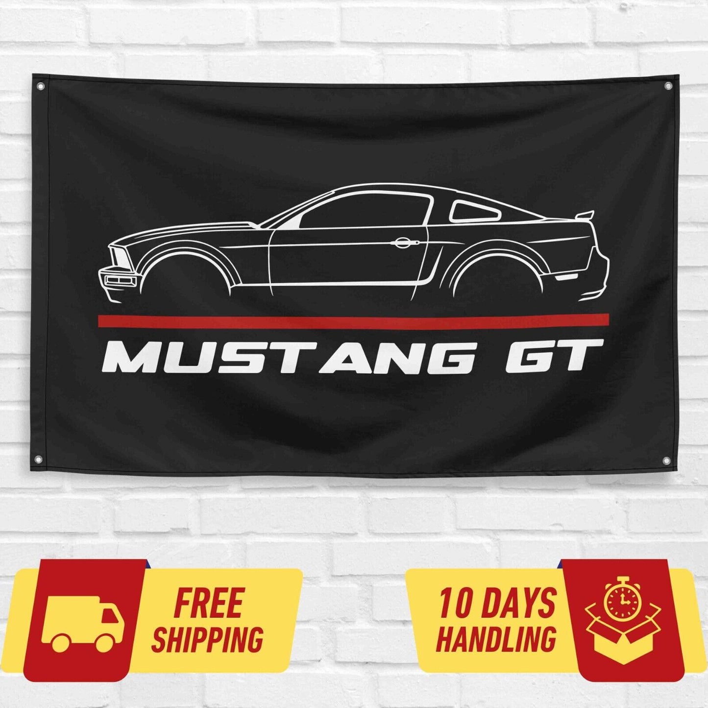 Mustang GT 2006 Car Lovers 3x5 ft Flag Garage Birthday Gift Banner