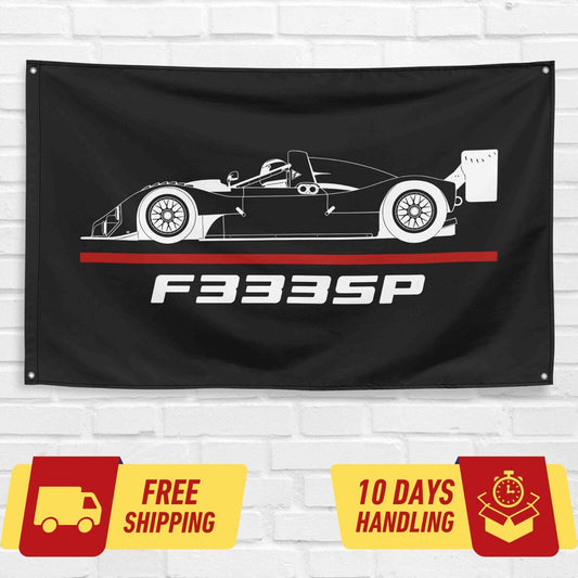 F333SP Race 333SP Car Lovers 3x5 ft Flag Garage Birthday Gift Banner