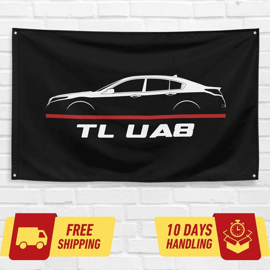 TL UA8 2009-2014 Car Lovers 3x5 ft Flag Garage Birthday Gift Banner