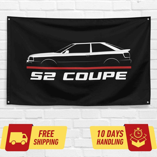 S2 Coupe 1991-1995 Car Lovers 3x5 ft Flag Garage Birthday Gift Banner