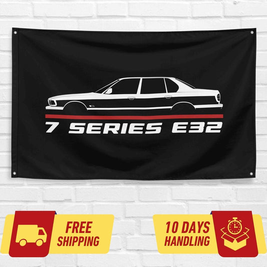 7 Series E32 1986-1994 Car Lovers 3x5 ft Flag Garage Birthday Gift Banner