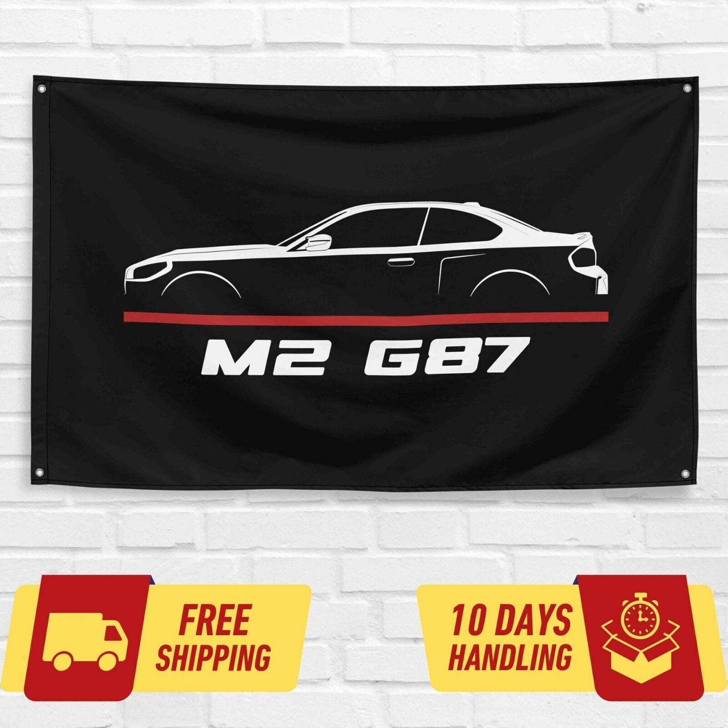 M2 G87 2023 Car Lovers 3x5 ft Flag Garage Birthday Gift Banner