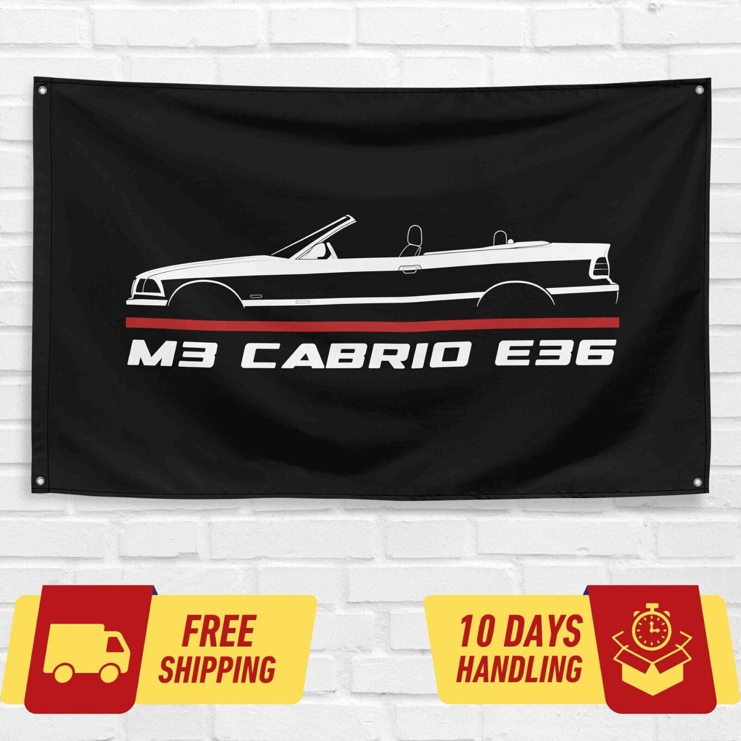 M3 Cabrio E36 1994-1999 Car Lovers 3x5 ft Flag Garage Birthday Gift Banner