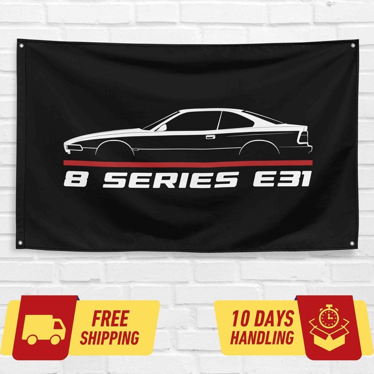 8 Series E31 1987-1999 Car Lovers 3x5 ft Flag Garage Birthday Gift Banner