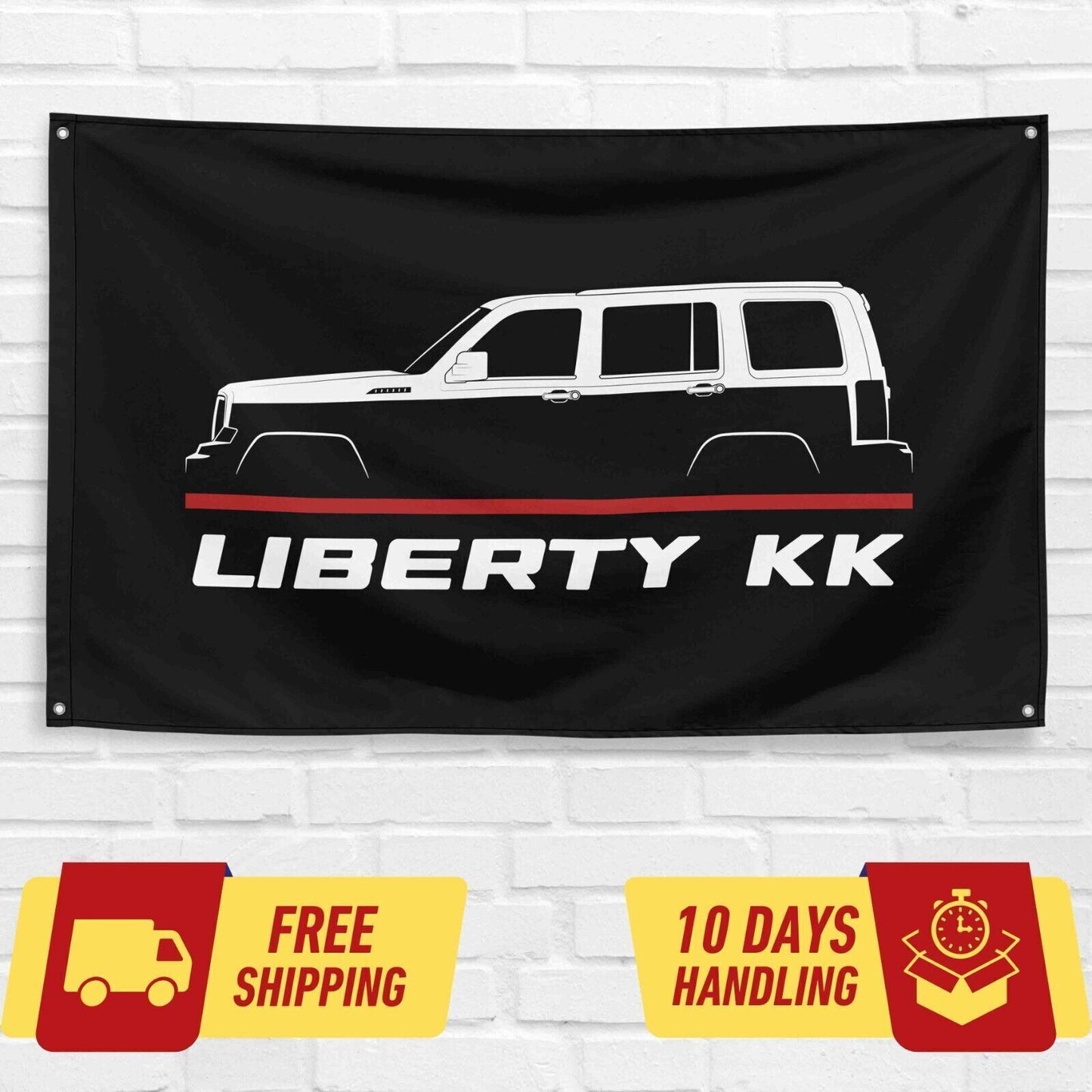 Liberty KK 2008-2012 Car Lovers 3x5 ft Flag Garage Birthday Gift Banner