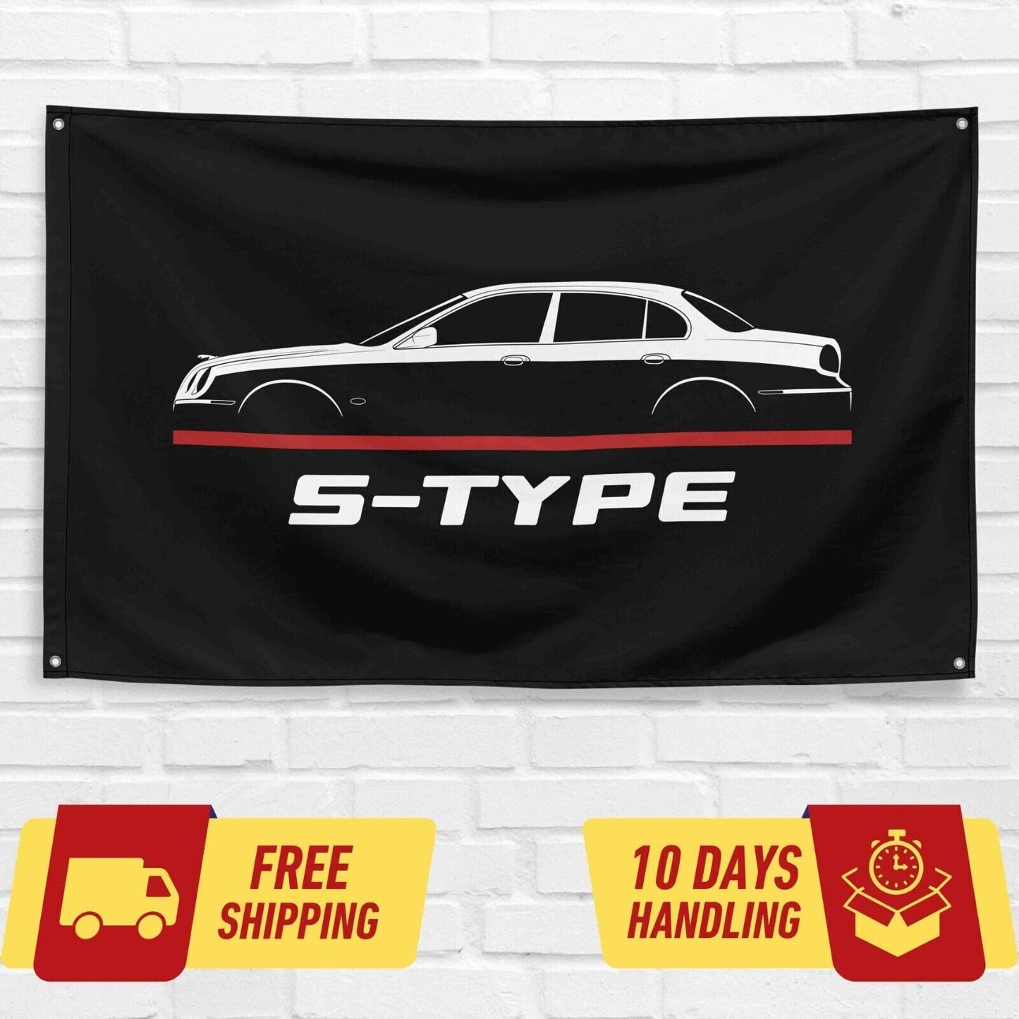 S-Type 1999-2007 Car Lovers 3x5 ft Flag Garage Birthday Gift Banner