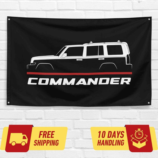 Commander 2006-2010 Car Lovers 3x5 ft Flag Garage Birthday Gift Banner