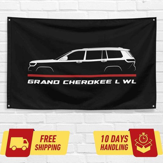 Grand Cherokee L WL 2021-2022 Car Lovers 3x5 ft Flag Garage Birthday Gift Banner