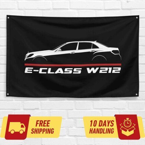 E-Class W212 2009-2016 Car Lovers 3x5 ft Flag Garage Birthday Gift Banner