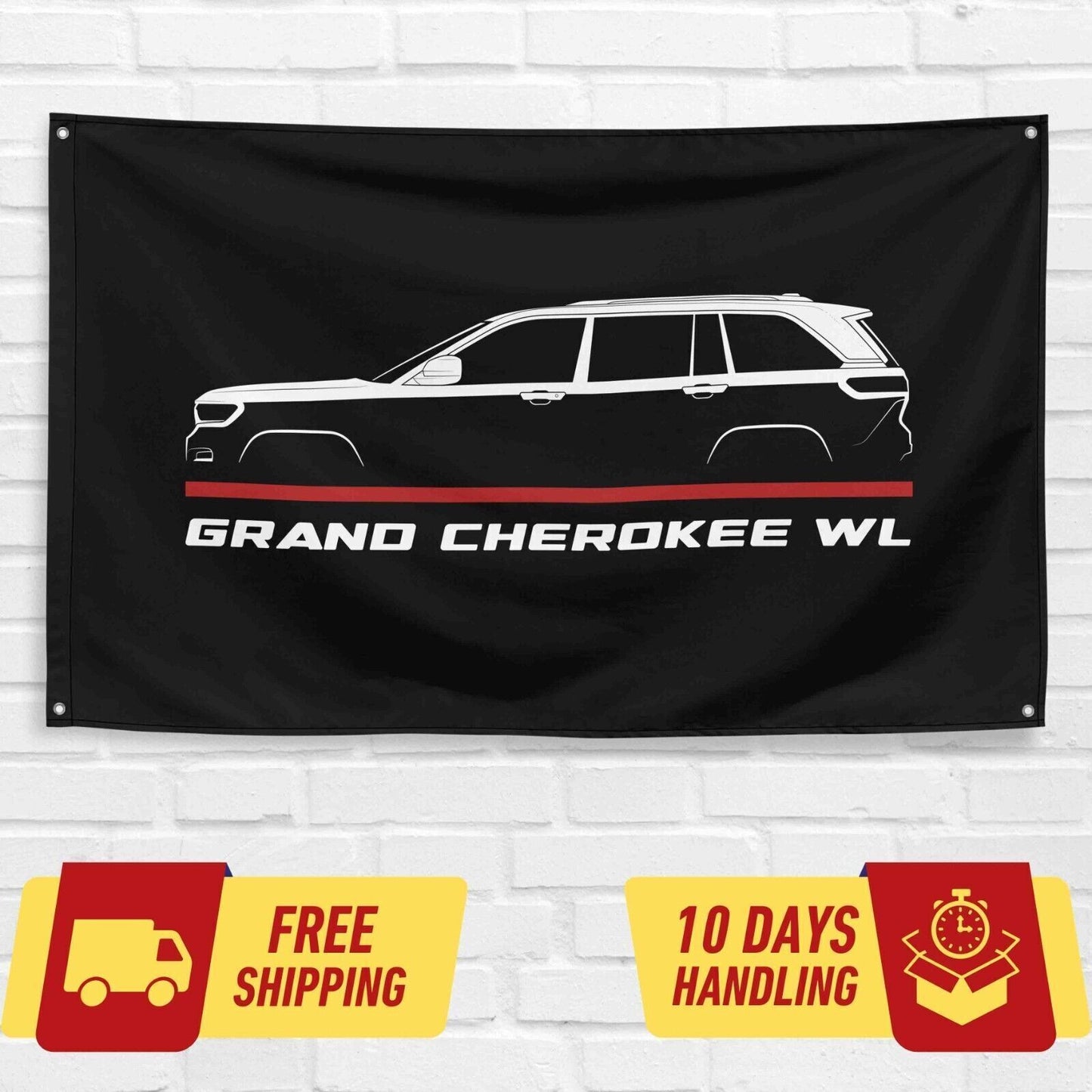 Grand Cherokee WL 2021-2022 Car Lovers 3x5 ft Flag Garage Birthday Gift Banner