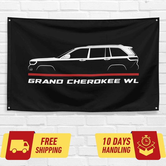 Grand Cherokee WL 2021-2022 Car Lovers 3x5 ft Flag Garage Birthday Gift Banner