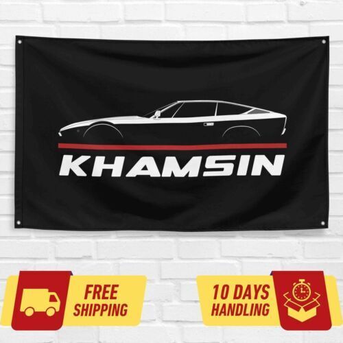 Khamsin 1974-1982 Car Lovers 3x5 ft Flag Garage Birthday Gift Banner