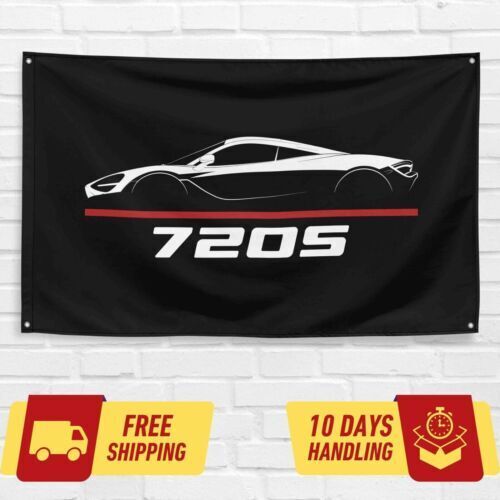 720S 2017-2022 Car Lovers 3x5 ft Flag Garage Birthday Gift Banner