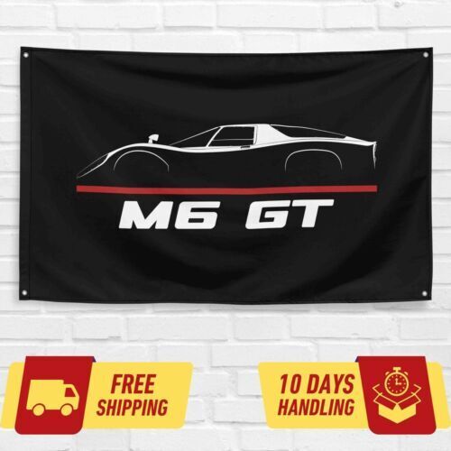 M6 GT 1969-1970 Car Lovers 3x5 ft Flag Garage Birthday Gift Banner