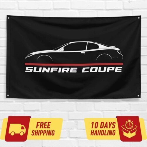 Sunfire Coupe 2003-2005 Car Lovers 3x5 ft Flag Garage Birthday Gift Banner