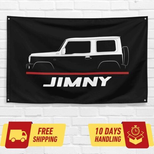 Jimny 2018-2022 Car Lovers 3x5 ft Flag Garage Birthday Gift Banner