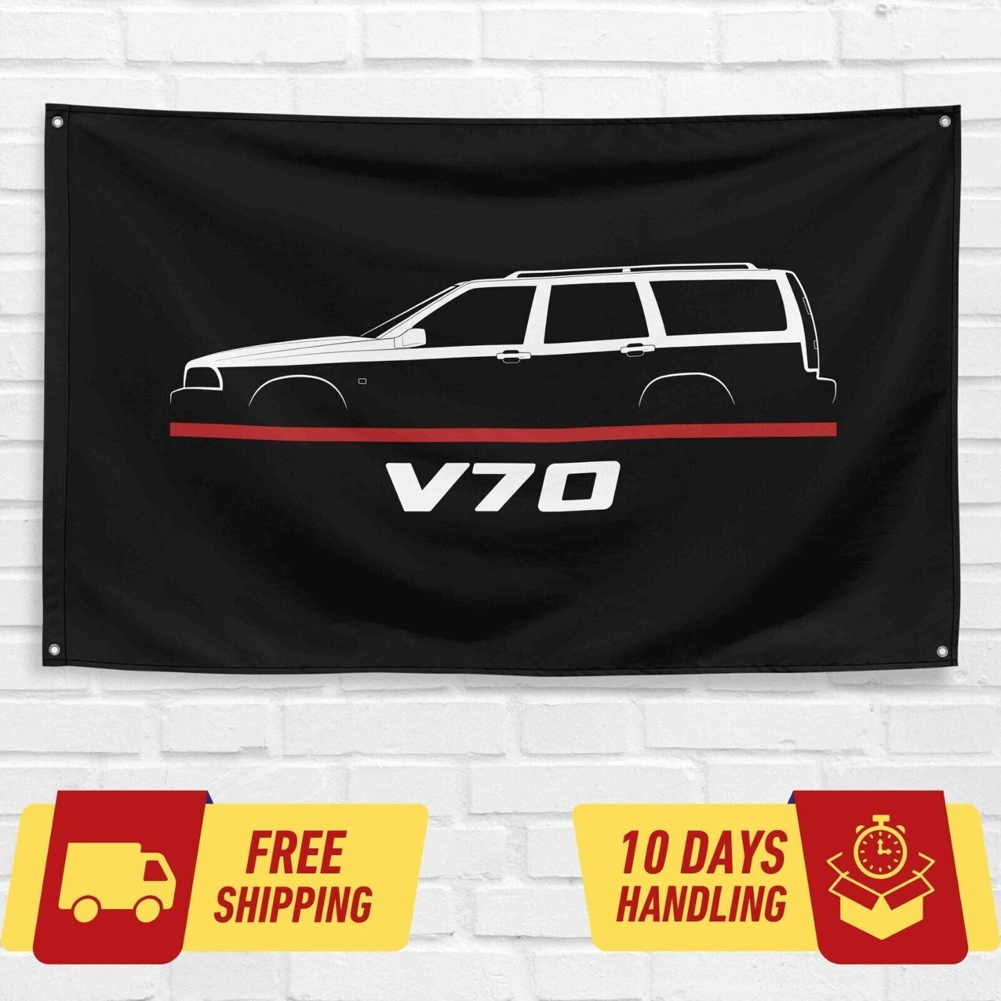 V70 1996-2000 Car Lovers 3x5 ft Flag Garage Birthday Gift Banner