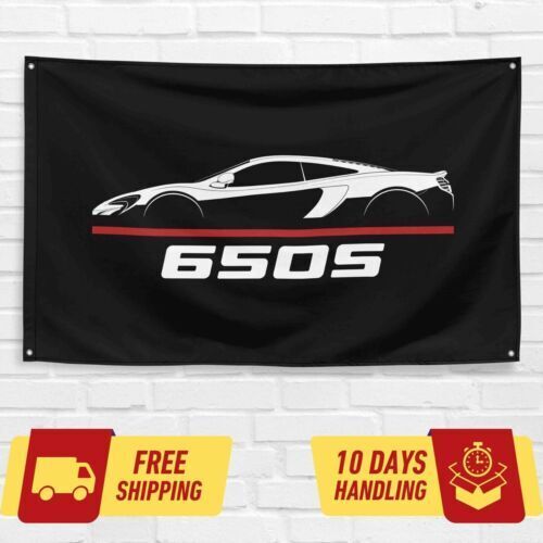 650S 2014-2019 Car Lovers 3x5 ft Flag Garage Birthday Gift Banner