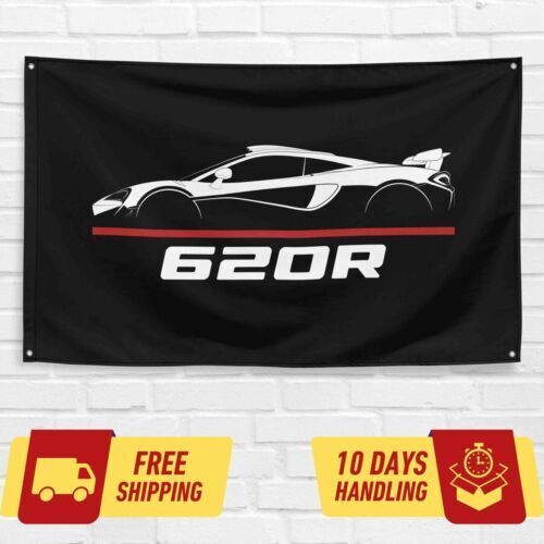 620R 2020 Car Lovers 3x5 ft Flag Garage Birthday Gift Banner