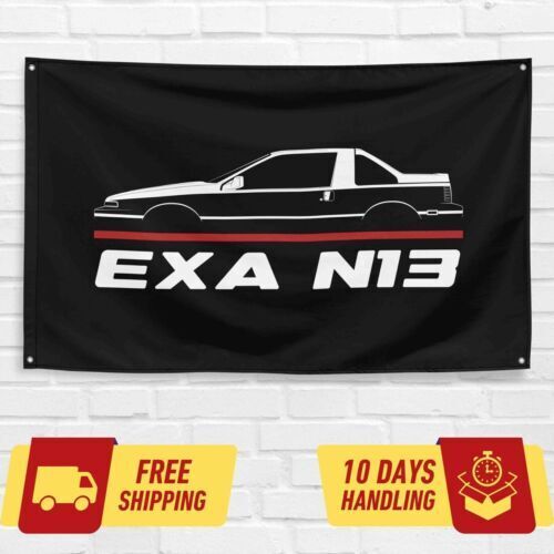 EXA N13 1986-1990 Car Lovers 3x5 ft Flag Garage Birthday Gift Banner