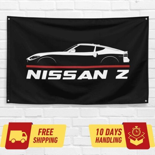 Z 2022 Car Lovers 3x5 ft Flag Garage Birthday Gift Banner