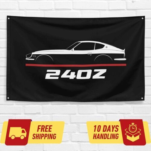 240Z 1969-1973 Car Lovers 3x5 ft Flag Garage Birthday Gift Banner