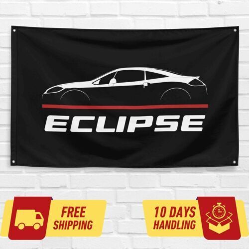 Eclipse 2006-2012 Car Lovers 3x5 ft Flag Garage Birthday Gift Banner