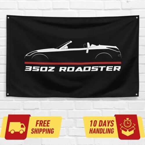 350Z Roadster 2004-2008 Car Lovers 3x5 ft Flag Garage Birthday Gift Banner