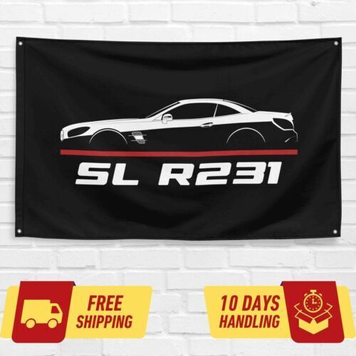 SL Hardtop R231 2015-2021 Car Lovers 3x5 ft Flag Garage Birthday Gift Banner