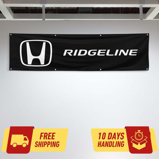 Ridgeline Car Lovers 2x8 ft Flag Garage Birthday Gift Banner