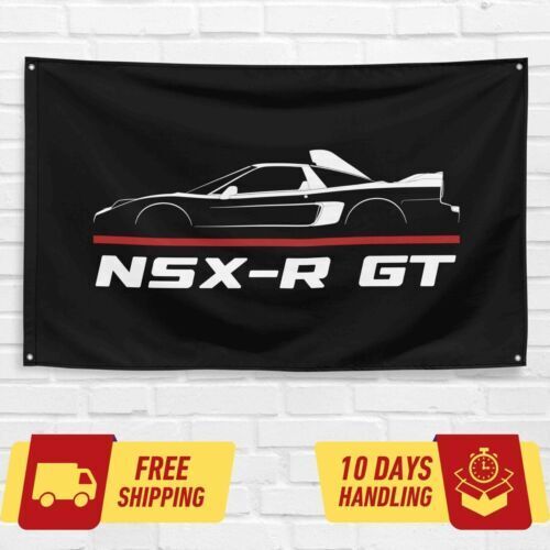 NSX-R GT 2005 Car Lovers 3x5 ft Flag Garage Birthday Gift Banner