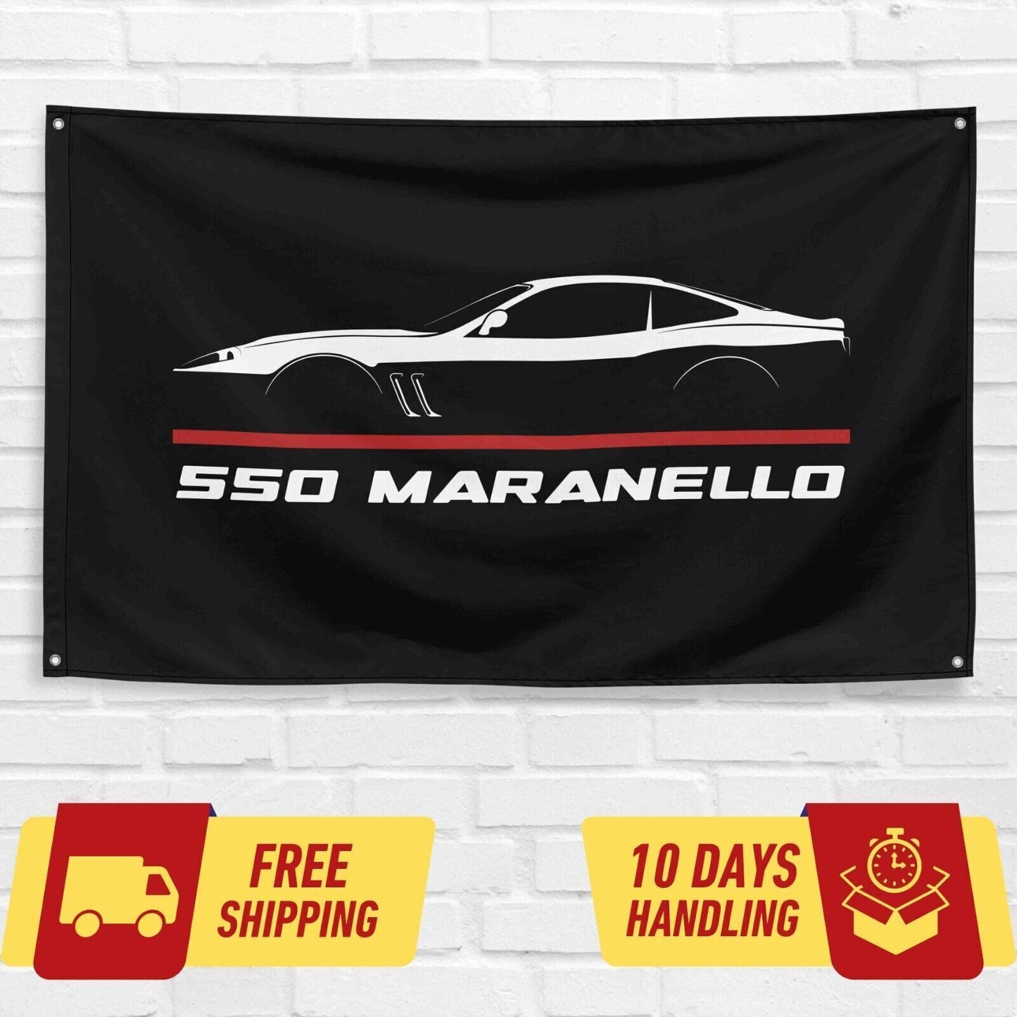 550 Maranello 1996-2002 Car Lovers 3x5 ft Flag Garage Birthday Gift Banner