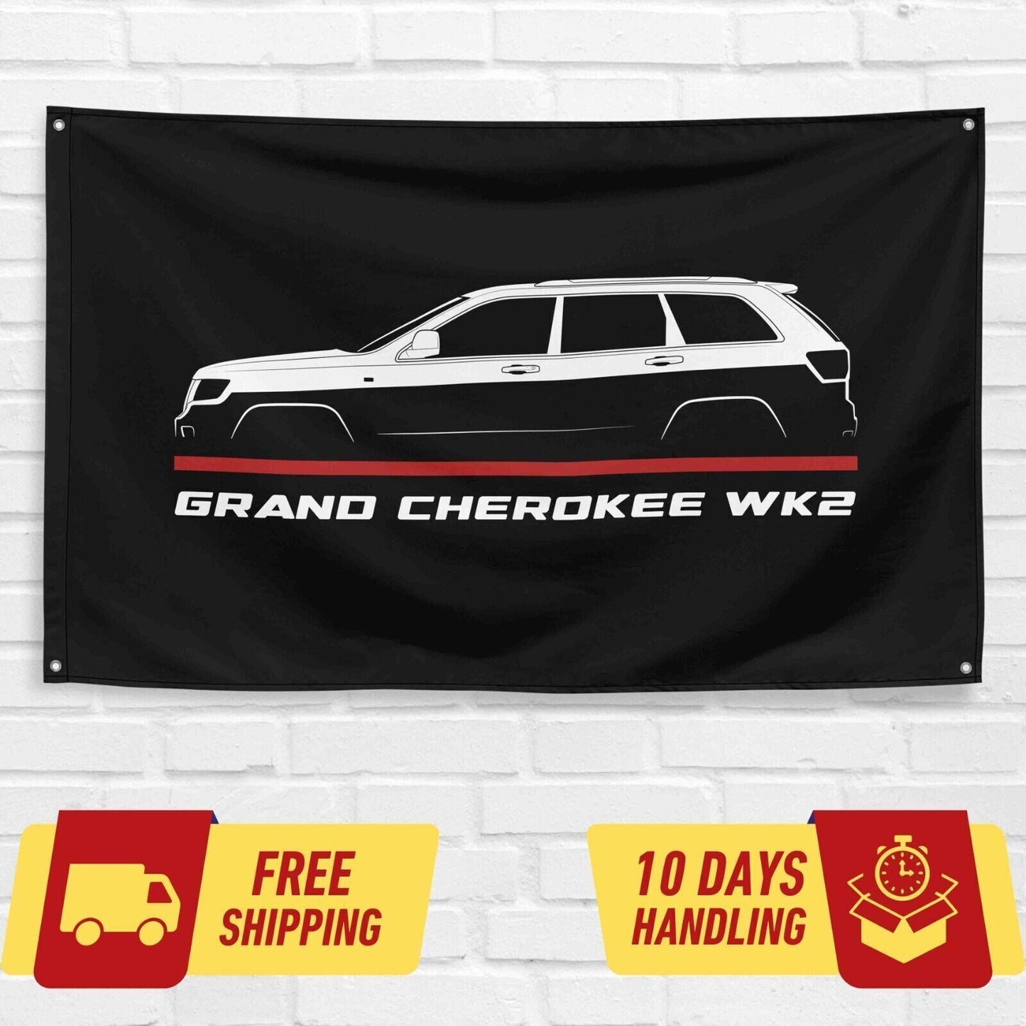 Grand Cherokee WK2 2011-2013 Car Lovers 3x5 ft Flag Garage Birthday Gift Banner