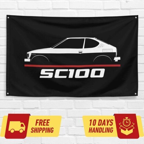 SC100 1978-1982 Car Lovers 3x5 ft Flag Garage Birthday Gift Banner