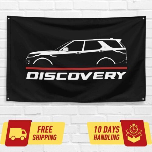 Discovery 2017 Car Lovers 3x5 ft Flag Garage Birthday Gift Banner