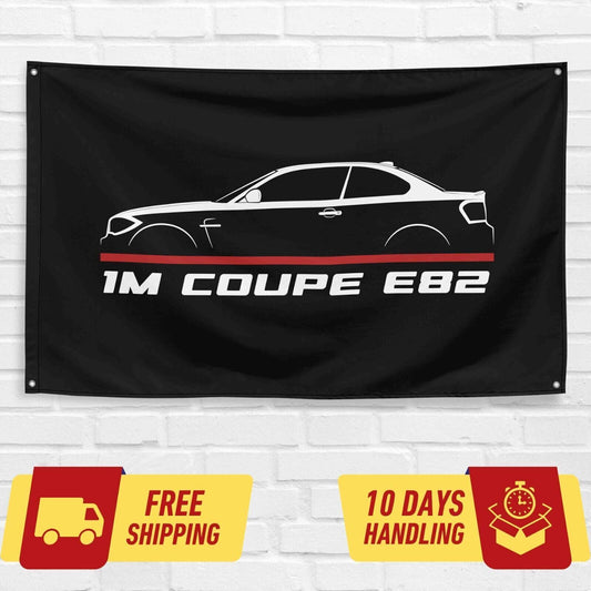 1M Coupe E82 2011-2012 Car Lovers 3x5 ft Flag Garage Birthday Gift Banner