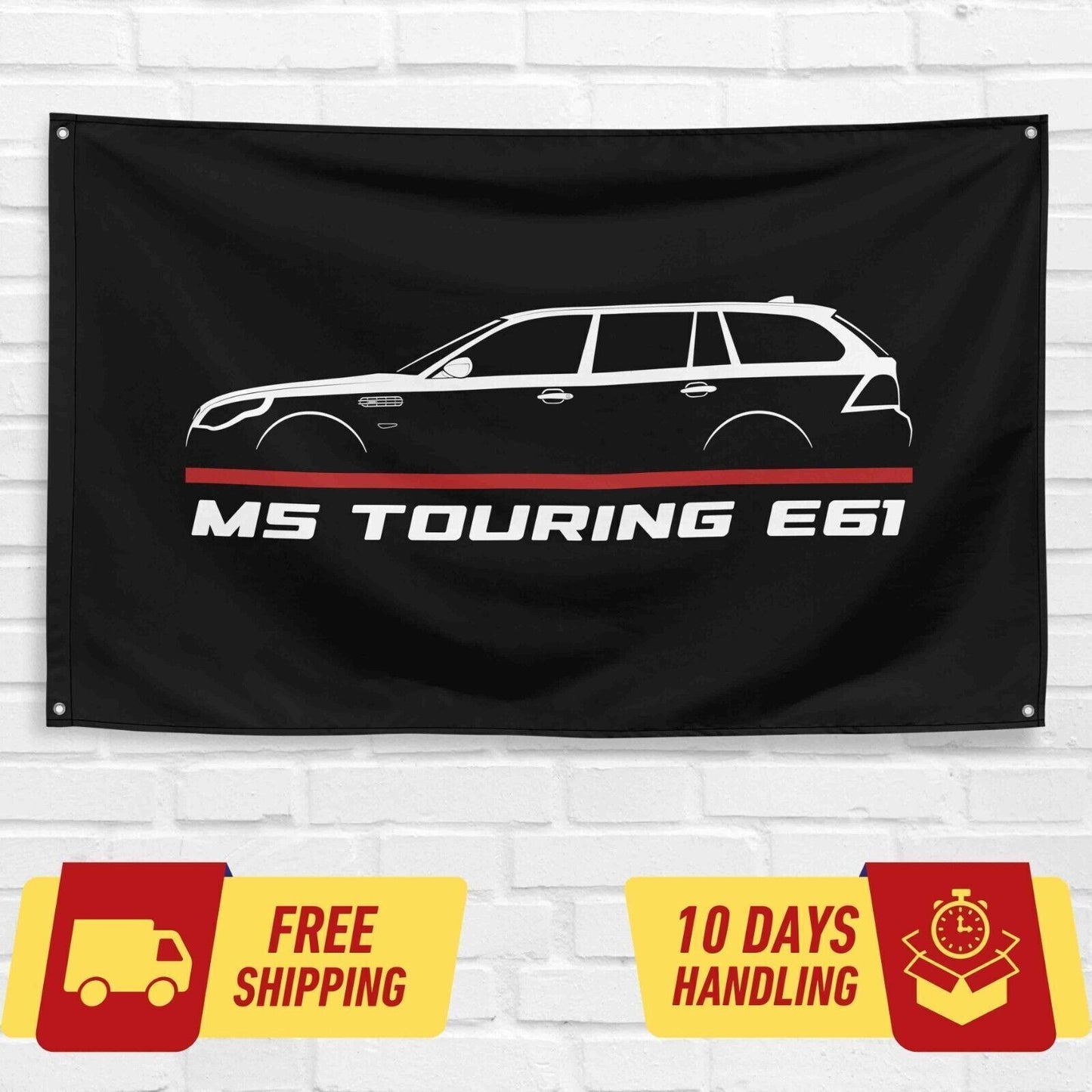 M5 Touring E61 2007-2010 Car Lovers 3x5 ft Flag Garage Birthday Gift Banner