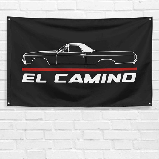 El Camino 1968 Car Lovers 3x5 ft Flag Garage Birthday Gift Banner