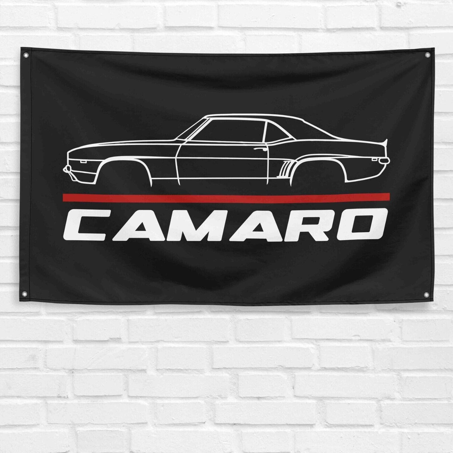 Camaro 1969 Car Lovers 3x5 ft Flag Garage Birthday Gift Banner