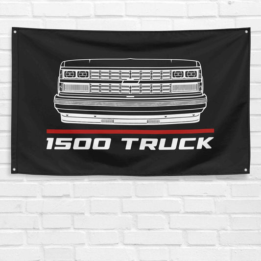 1500 Truck Nose 1989 Car Lovers 3x5 ft Flag Garage Birthday Gift Banner