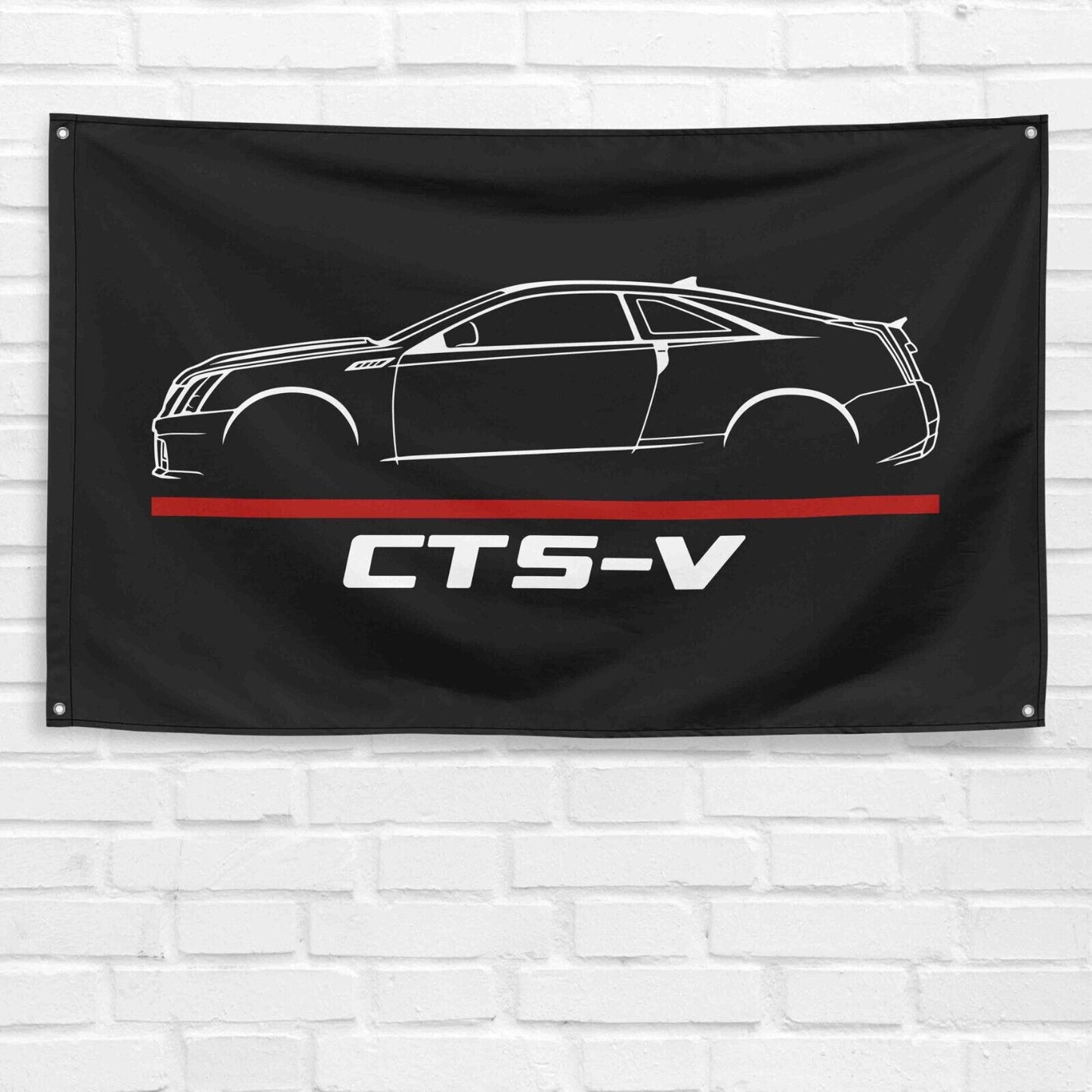 CTS-V Coupe 2011 Car Lovers 3x5 ft Flag Garage Birthday Gift Banner