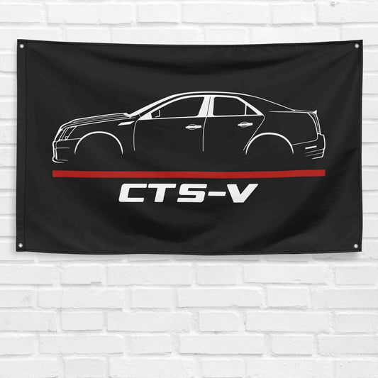 CTS-V 2012 Car Lovers 3x5 ft Flag Garage Birthday Gift Banner