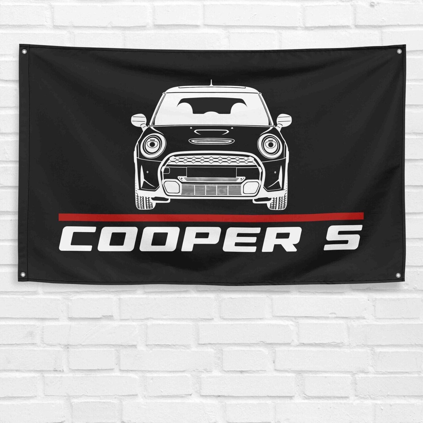 Mini S 2023 Car Lovers 3x5 ft Flag Garage Birthday Gift Banner