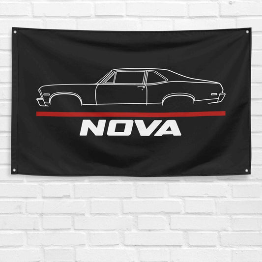 Nova 1970 Car Lovers 3x5 ft Flag Garage Birthday Gift Banner