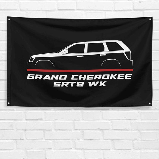 Grand Cherokee SRT8 WK 2005-2010 Car Lovers 3x5 ft Flag Garage Birthday Gift Banner