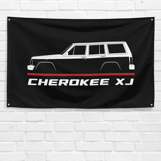 Cherokee XJ 1983-2001 Car Lovers 3x5 ft Flag Garage Birthday Gift Banner