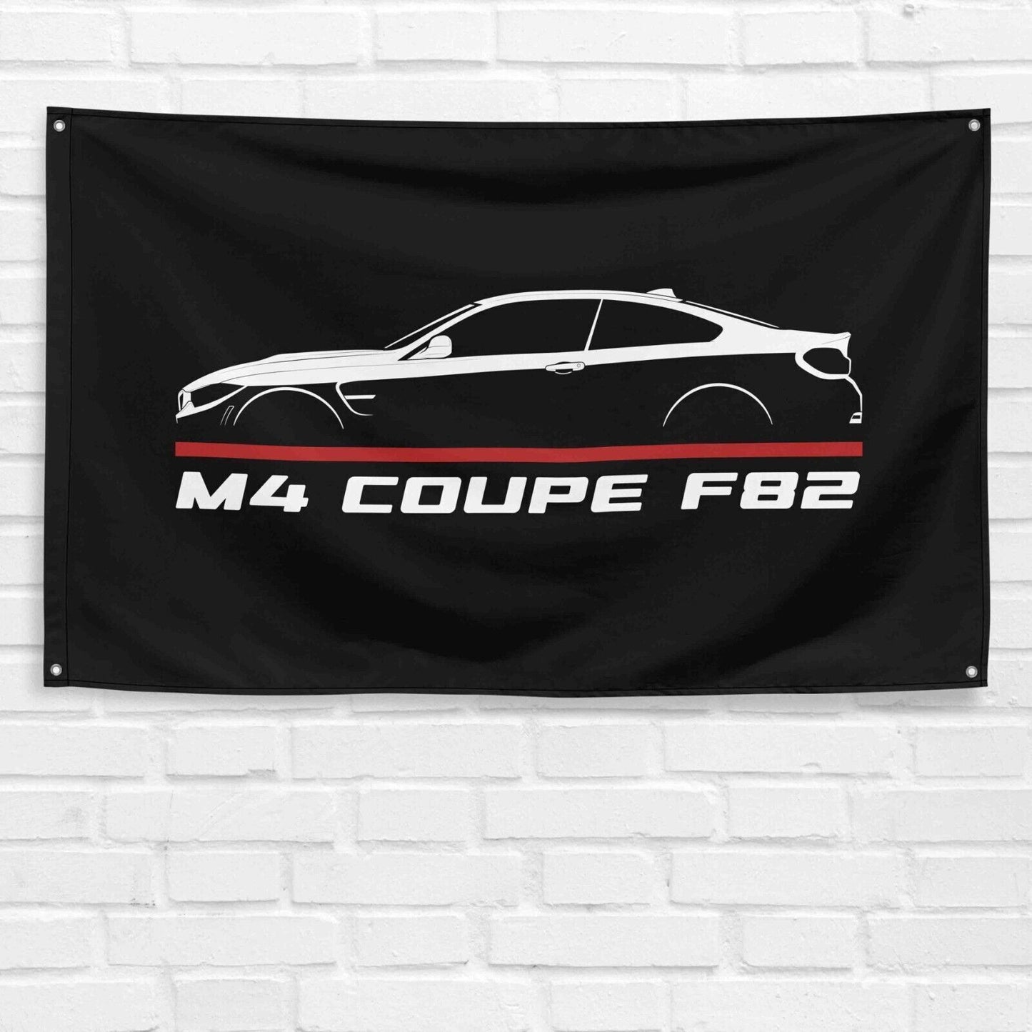 M4 Coupe F82 2013-2020 Car Lovers 3x5 ft Flag Garage Birthday Gift Banner