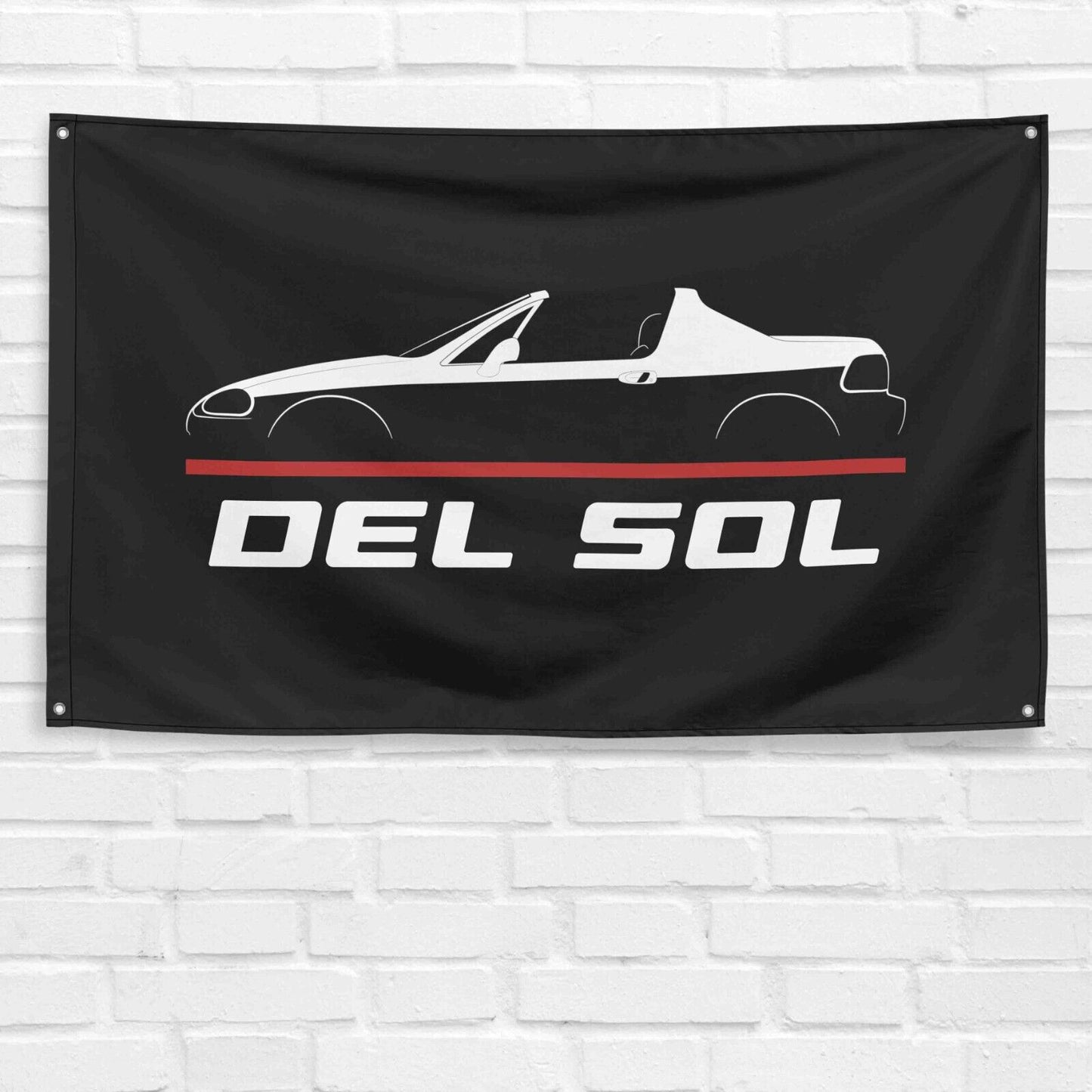 Del Sol 1992-1998 Car Lovers 3x5 ft Flag Garage Birthday Gift Banner