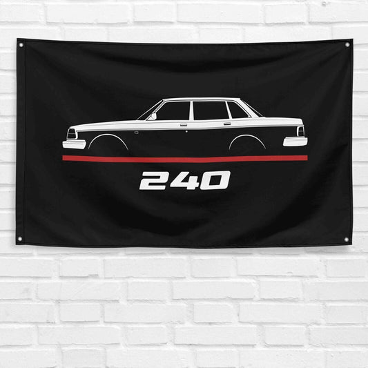 240 1974-1993 Car Lovers 3x5 ft Flag Garage Birthday Gift Banner